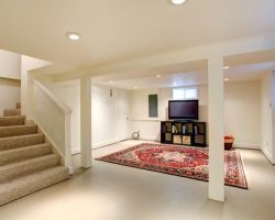 House,Interior.,Ideas,For,Basement,Room.,Entertainment,Room,With,Tv