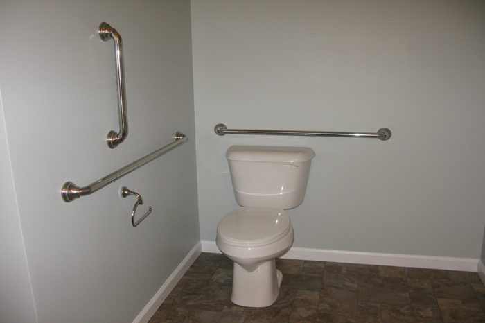 large equipped bathroom